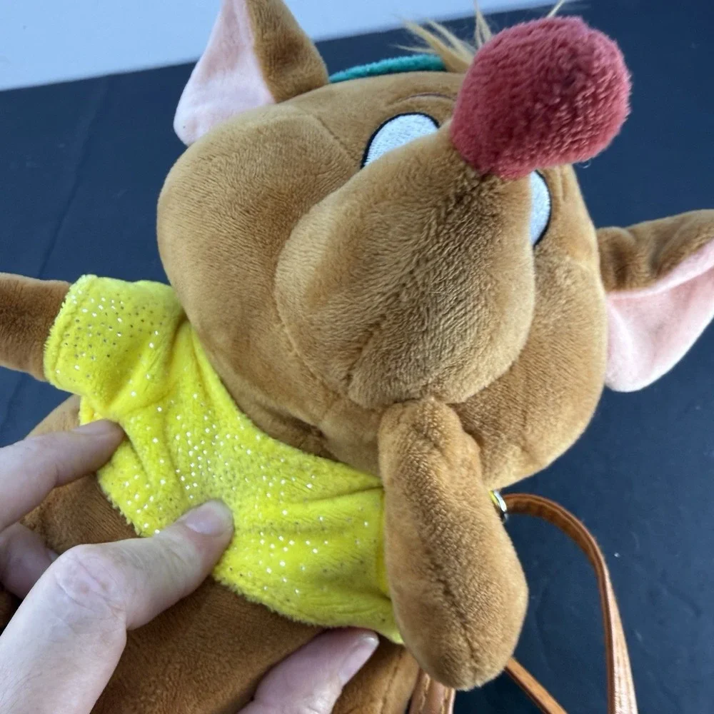 Rare Gus-Gus  Plush DISNEY Girls Cross Body Bag Cinderella Character